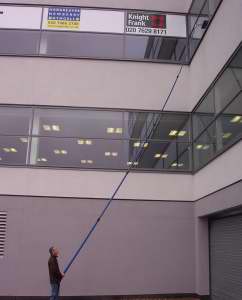 Office window cleaning